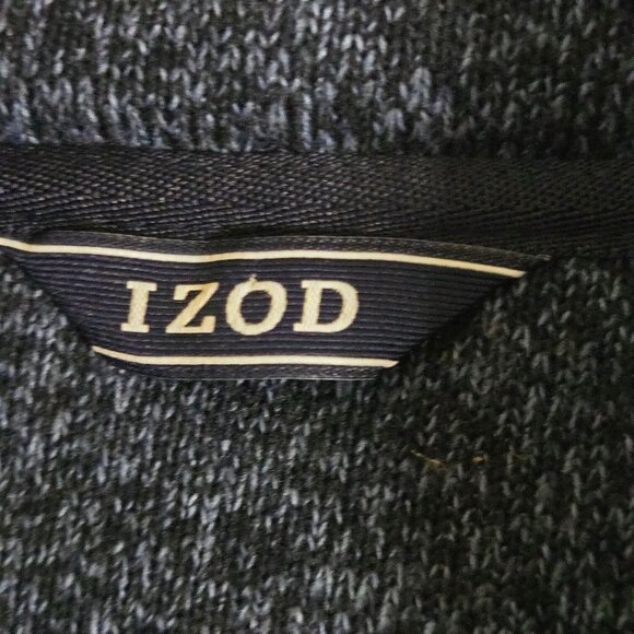 Izod NWT Heather Blue 1/4 Zip Pullover Size XL - Picture 7 of 10